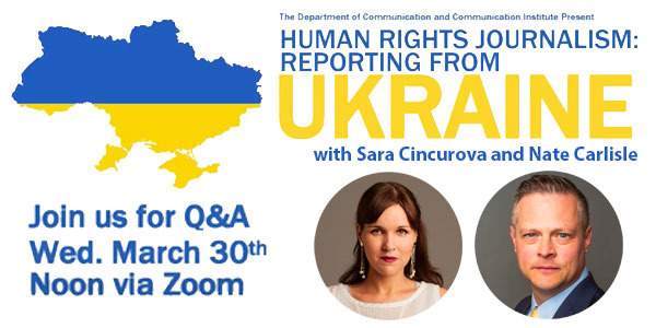 Human Rights Journalism flyer